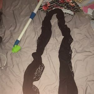 ruffles and lace scarf